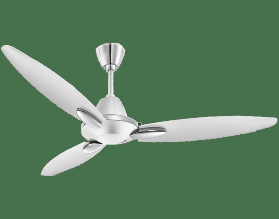 Usha Bloom Daffodil Goodbye Dust Ceiling Fan 1250mm, Sparkle White