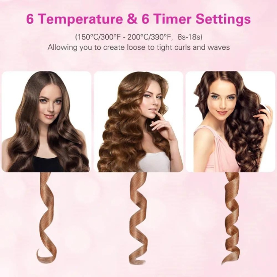 Auto-Rotating Ceramic Hair Curler