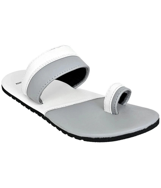 Altek - Grey Mens Thong Flip Flop - None