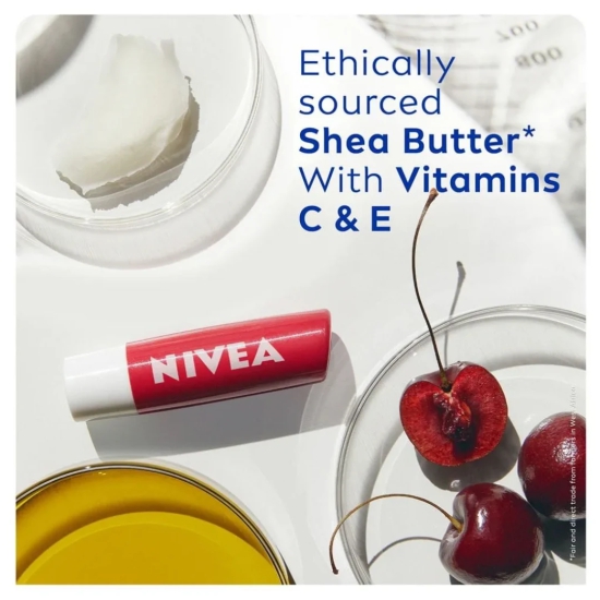 Nivea Chery Shine Lip Balm 4.8g | Nourished Lips