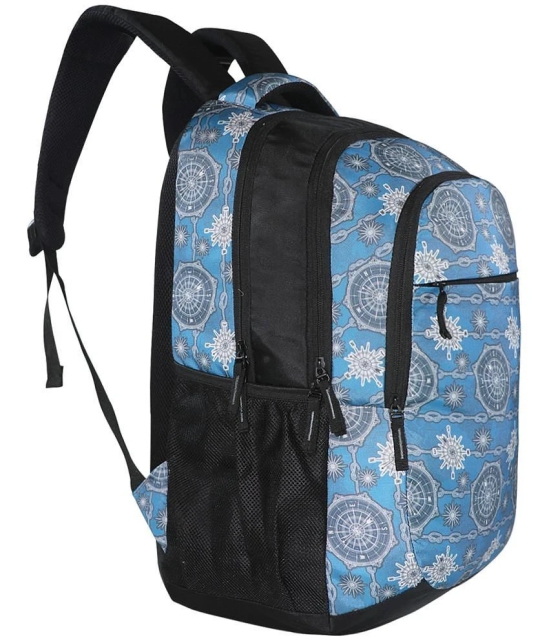 mikebags 29 Ltrs Blue Polyester College Bag - Blue