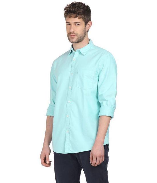 Ruggers - 100 Percent Cotton Regular Fit Blue Men's Casual Shirt ( Pack of 1 ) - None