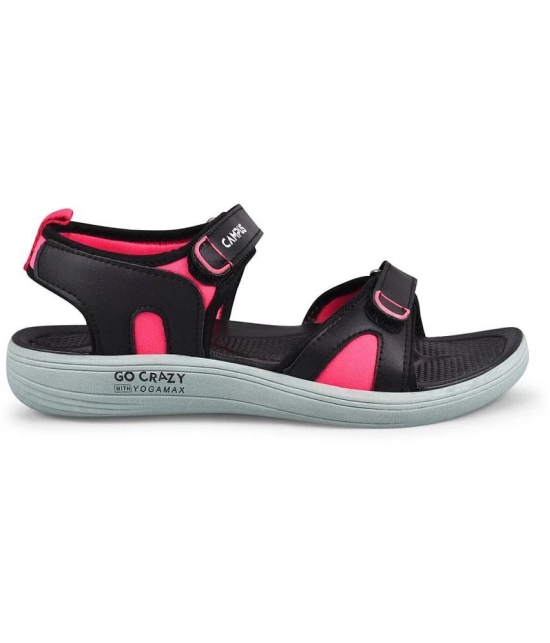 Campus Black Floater Sandals - None