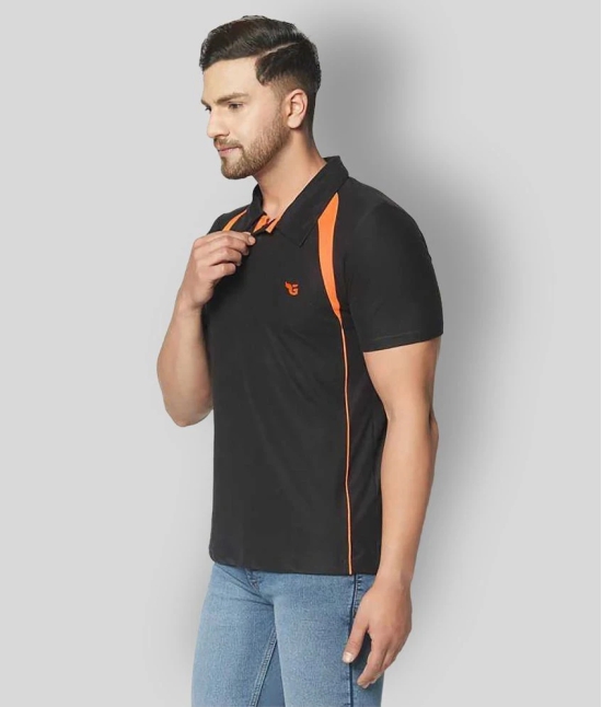 Glito - Black Polyester Regular Fit Mens Sports Polo T-Shirt ( Pack of 1 ) - None