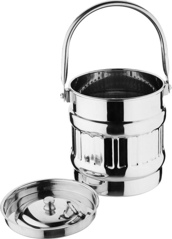 DOKCHAN Heavy Duty Stainless Steel Dolchi Ketali Milk Container Storage Box For kitchen Use 2 L