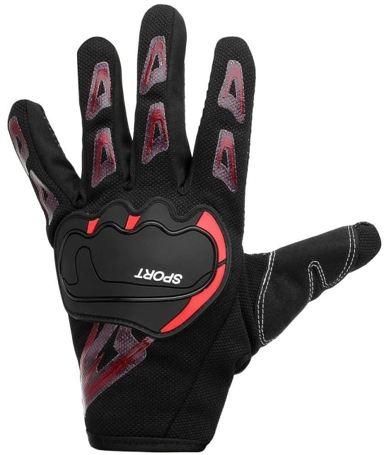 ZAYSOO Full Fingers Nylon Riding Gloves ( Pair of 1 ) - M