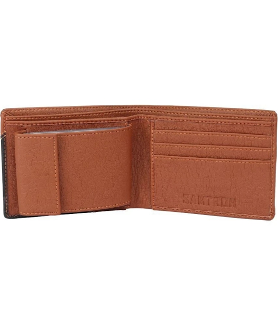 samtroh - PU Tan Mens Regular Wallet ( Pack of 1 ) - Tan