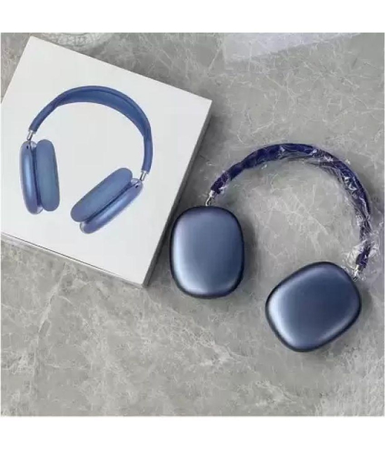 OLIVEOPS P9 Blue Headphones Bluetooth Bluetooth Headphone On Ear 4 Hours Playback Active Noise cancellation IPX4(Splash & Sweat Proof) Blue