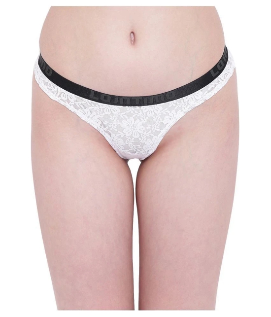 La Intimo Nylon Thongs - L