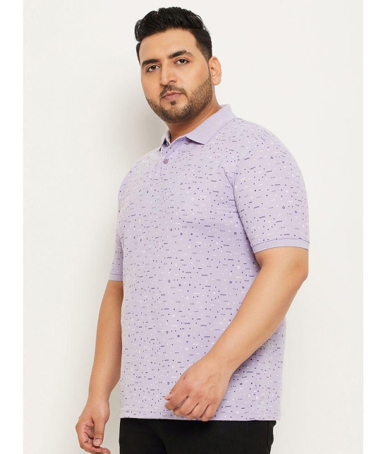 MXN - Lavender Cotton Blend Regular Fit Men''s Polo T Shirt ( Pack of 1 ) - None