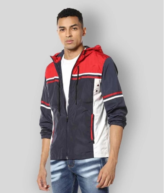 Campus Sutra Blue Casual Jacket - None