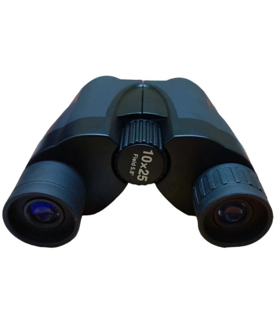 AT 10 * 25 Binocular with Cover || Travel Stargazing Concerts Sports Optical LLL Vision Binocular Fixed Zoom (Pack of - 1)