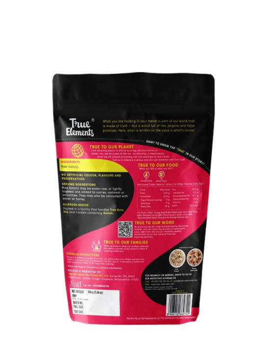 Raw Kalonji Seeds - Protects Heart Health - 250g-250g