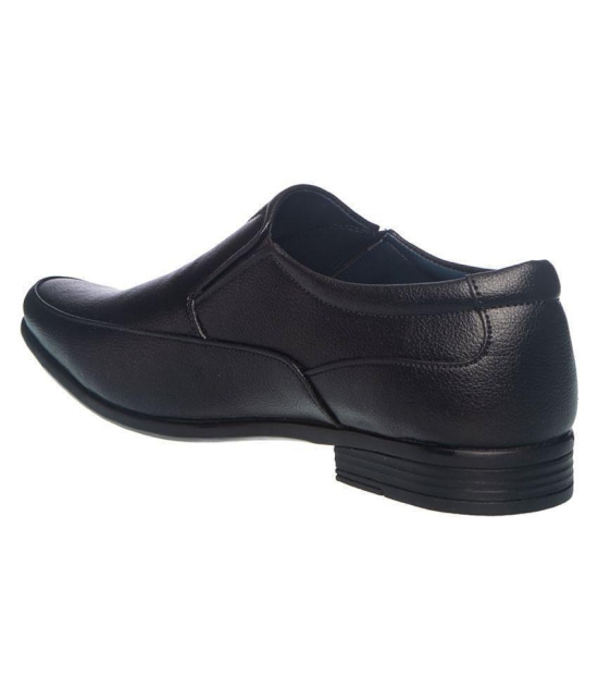 KHADIM Office Genuine Leather Black Formal Shoes - None