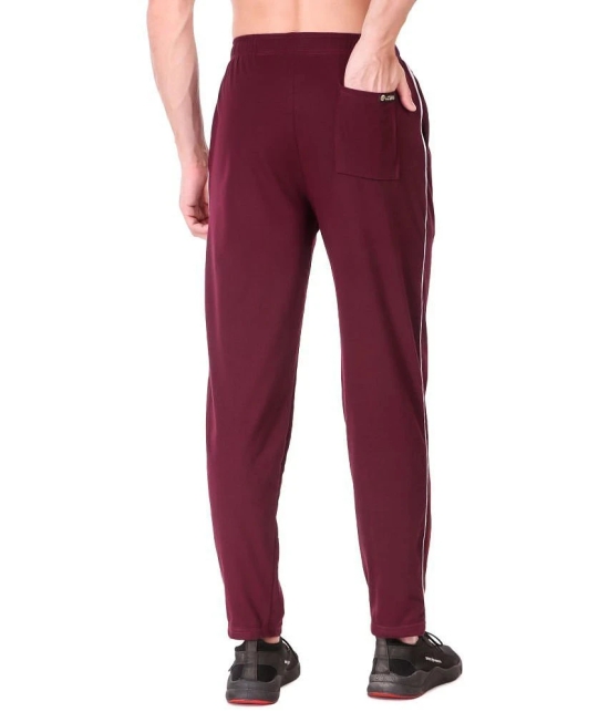 Uzarus - Maroon Cotton Mens Trackpants ( Pack of 1 ) - None