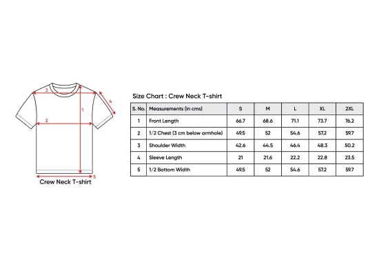 TVS Racing 100% Cotton Slub Crew Neck T Shirt for Men, Boys - Anti Microbial, Breathable, Reflective Panels, No Neck Chafing - Premium Crew Neck T Shirts for All-Day Comfort