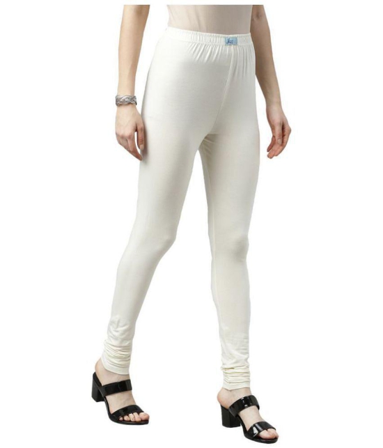 Jcss - White Lycra Women's Leggings ( Pack of 1 ) - XXL