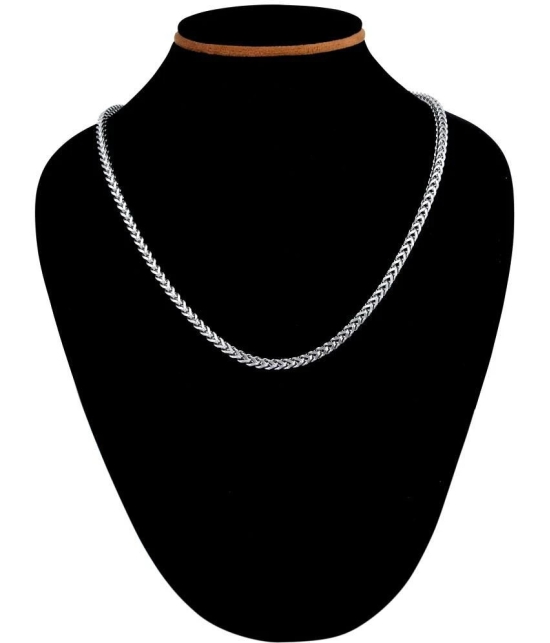 Fashion Frill Limited Edition Double Tone Silver Chain For Men /Boy - None