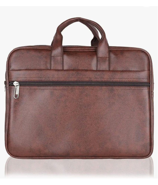 Raylan - Brown Textured Messenger Bag - Brown