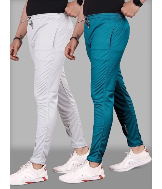 Gazal Fashions - Multicolor Polyester Mens Trackpants ( Pack of 2 ) - None