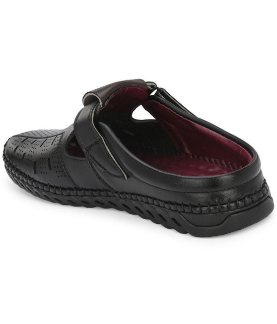 Leeport - Black Mens Sandals - None