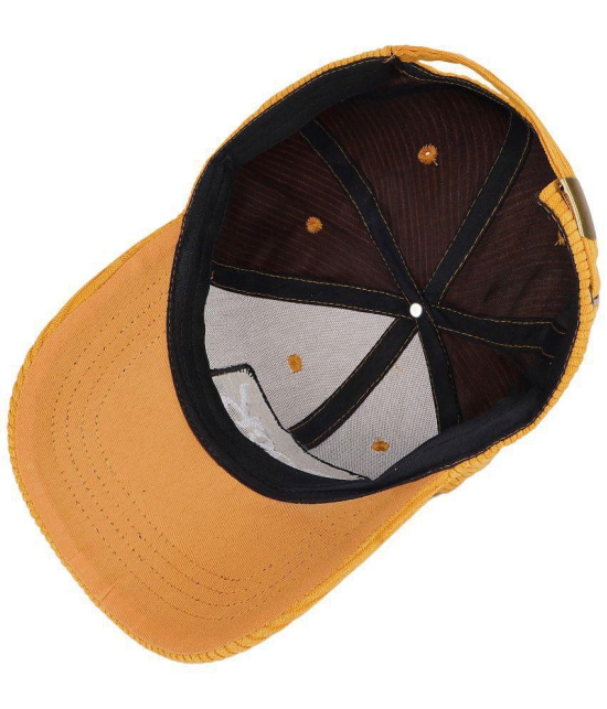 PENYAN Yellow Cotton Blend Men's Cap ( Pack of 1 ) - Yellow