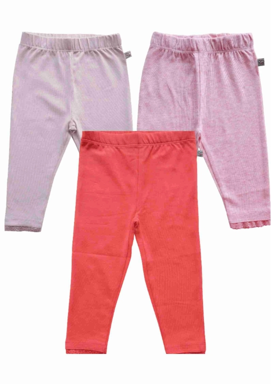 3pc Combo Leggings (Light Pink+Coral+Pink Mel)