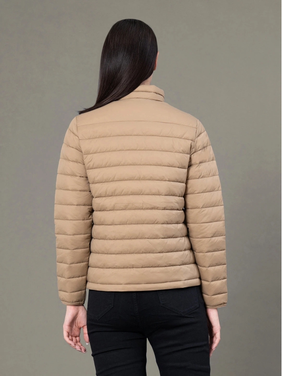 RedTape Stand Collar Padded Jacket for Women | Lightweight & Enhanced Comfort