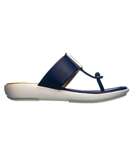 KHADIM - Navy Womens Flats - None