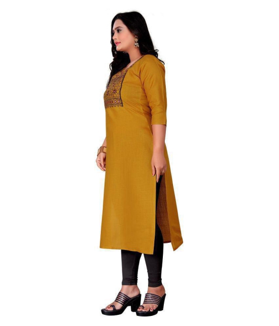 Rangrasiya - Multicolor Cotton Blend Women's Straight Kurti ( Pack of 1 ) - 6XL