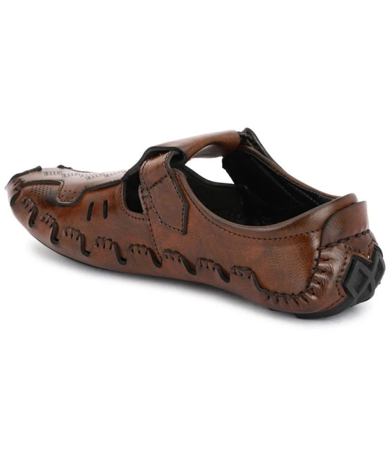 Buxton - Brown Mens Sandals - None