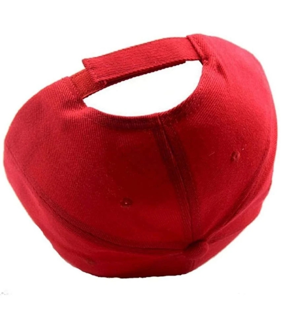 PENYAN - Red Cotton Mens Cap ( Pack of 1 ) - Red