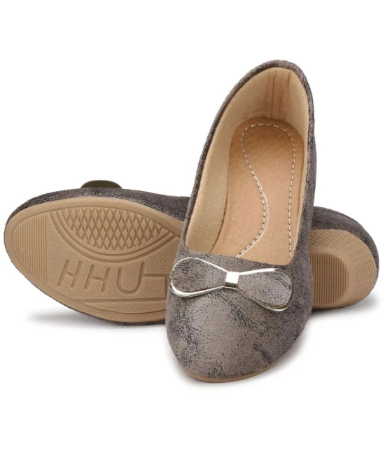 Ishransh - Gray Womens Casual Ballerinas - None