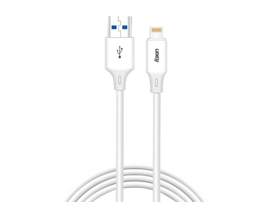 Foxin FDC-AU500 8-Pin USB 1.2 Meter Cable With 3.0 AMP Fast Charging