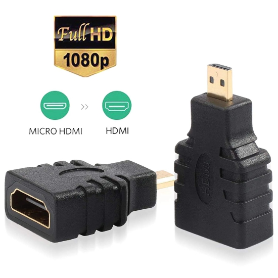 Lapster Quality Assured Micro HDMI to HDMI Adapter - 1 Piece