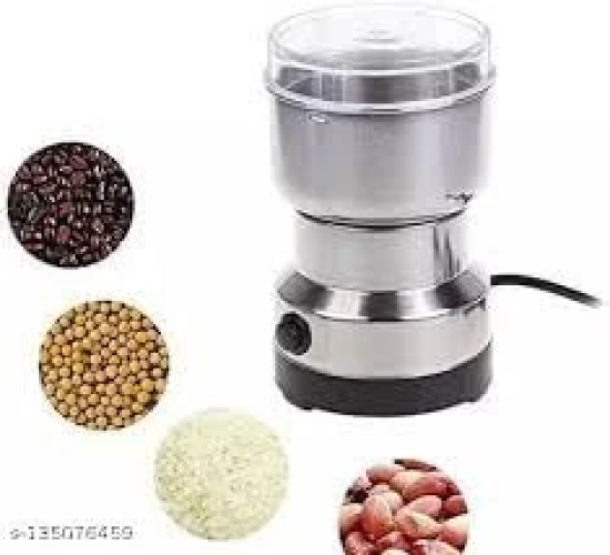 Stainless-Steel-Nima-Multifunctional-Grinder-Smash-Machine-Coffee-Beans-Electric-Grinder-and-Coffee-Maker-Household-Electric-Mixer-Grinder-NIMA-Steel