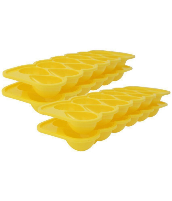 HOMETALES Ice Drop Tray Yellow 4 Pcs - Yellow