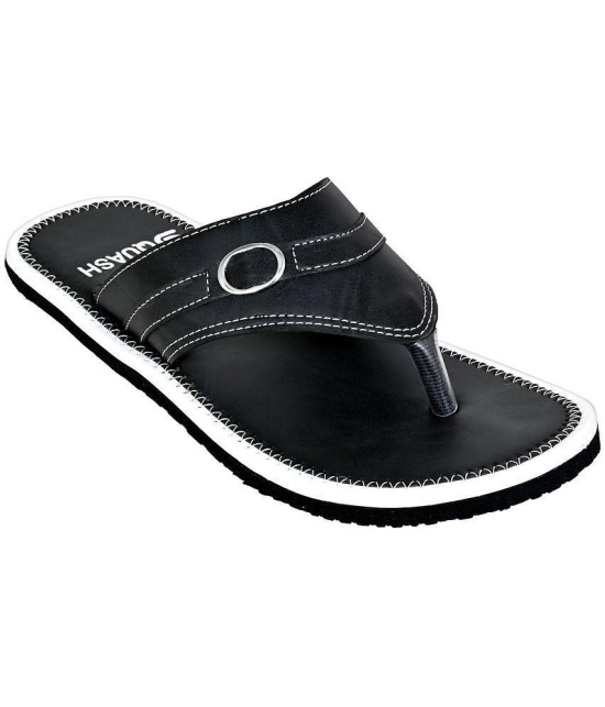 Squash - Black Men's Thong Flip Flop - None