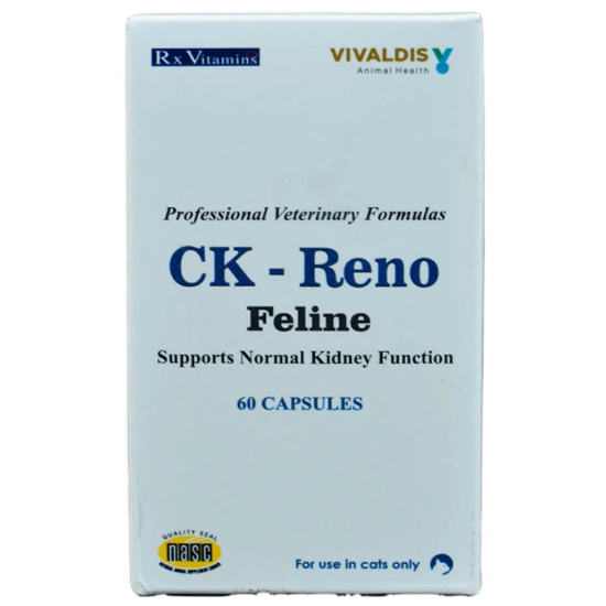 Vivaldis CK Reno Feline Capsules for Cats pack of 60 capsules-1 Pack (60 capsules)