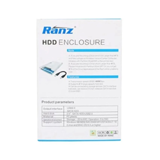 Ranz Transparent HDD Duplicator ( Pack of 1 )