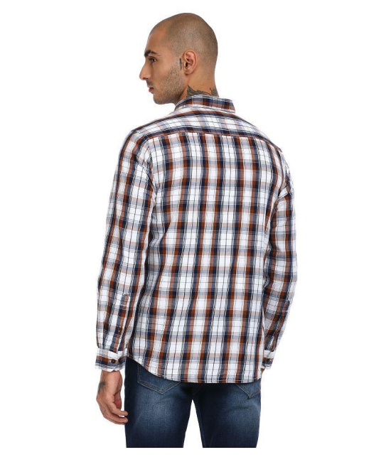 Ruggers 100 Percent Cotton Brown Shirt Single - None