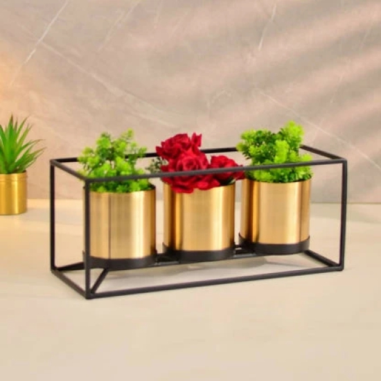 3 Pot Desk Planters