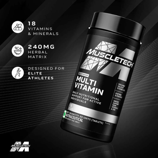 Muscletech Platinum Multivitamin-60 Tablets