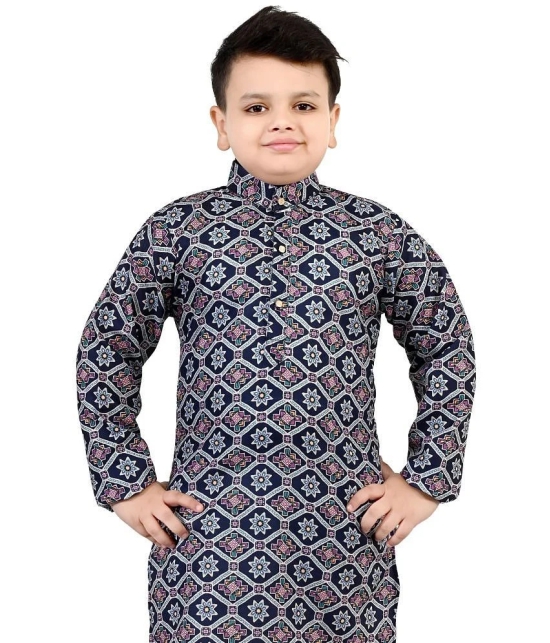 Arshia Fashions Blue Cotton Blend Boys ( Pack of 1 ) - None