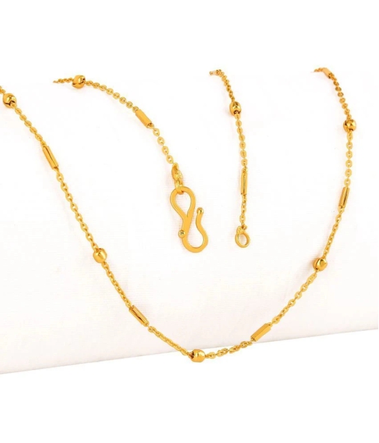 FASHION FRILL Gold Plated Brass Chain ( Pack of 1 ) - None