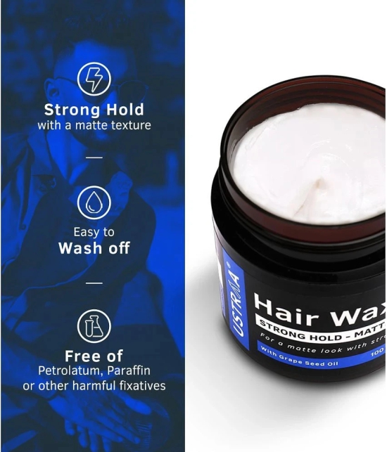 Ustraa Strong Hold Hair Wax - Matte Look - 100g