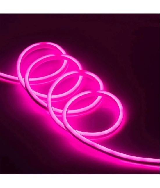 DAYBETTER Resin Neon Light Pink Color 5 meter Waterproof Pendant Pink - Pack of 1