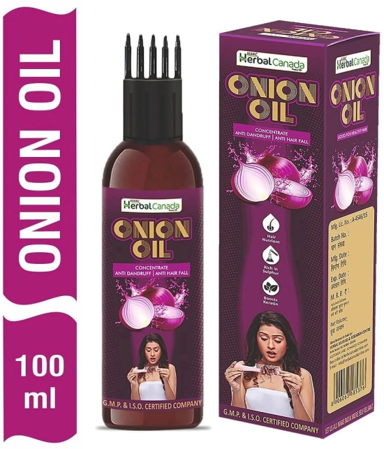 Harc Herbal Canada Natural Onion Hair Shampoo + Onion Hair Hail oil | Combo Pack Shampoo 400 mL Pack of 2