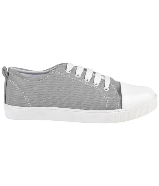 Shoetopia - Gray Womens Sneakers - None