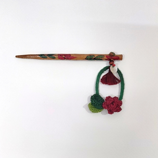 Rose Hair Stick